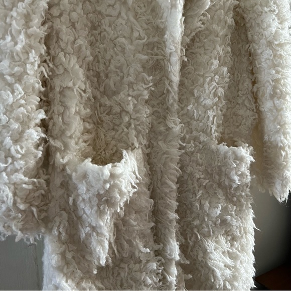 Cream MinkPink Faux Fur Coat - Picture 3 of 8